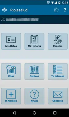 Riojasalud android App screenshot 0